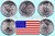 USA 2016 National Park-Quarter P - 5 Münzen