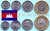 Kambodscha 1994 kompletter Jahrgangssatz mit 4 Münzen