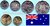 Australien 2016 kompletter Satz zum 50. Jubiläum der Dezimalwährung