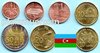 Aserbaidschan 2006 neuer Satz 1-3-5-10-20-50 Gapik 6 Münzen