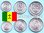 Mali 1961 5 - 25 Francs kompletter Jahrgangssatz