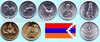 Berg Karabach (Nagorno-Karabakh) 2004 kompletter Jahrgangssatz 7 Münzen