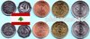 Libanon 1996 - 2012 Kursmünzensatz 25 - 500 Livres
