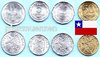 Chile 1975 - 1979 Kleinmünzenset mit 4 Münzen