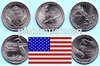 USA 2015 National Park-Quarter S - 5 Münzen