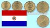 Paraguay 1953 vollständiger Jahrgangssatz mit 4 Münzen
