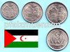 Sahara 1992 - Kursmünzensatz mit 3 Münzen der Demokratischen Republik Sahara