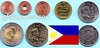 Philippinen 1993 - 2011 Kursmünzensatz mit 7 Münzen