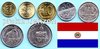 Paraguay 1992 - 2008 Kursmünzensatz 7 Münzen mit FAO- und neuen Typen