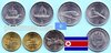 Korea - Nord 2002 kompletter FAO Satz mit 7 Münzen