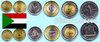 Sudan 2006 - 2011 (Nordsudan) kompletter Satz 6 Münzen 1 Piaster - 1 Pound