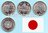 Japan 2013 - Ausgabe 26 - 28 der Präfekturen-Serie in Bimetall
