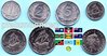 Eastern Caribbean States / Ostkaribik 2002 - 2004 neue Ausgabe 6 Münzen