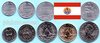 Polynesien 1999 - 2004 kompletter Satz mit 7 Münzen