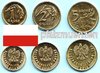 Polen 2014 1, 2 + 5 Groszy British Royal Mint