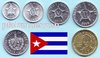 Kuba 1985 - 2013 Kursmünzensatz mit 5 Münzen (nicht konvertibel)