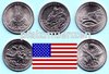 USA 2012 National Park-Quarter P - 5 Münzen