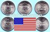 USA 2011 National Park-Quarter D - 5 Münzen