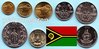Vanuatu (neue Hebriden) 1999 - 2009 kompletter Kursmünzensatz mit 7 Münzen