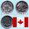 Kanada 2013 2 x 25 Cents 100 Jahre Arktisexpedition - normale Version
