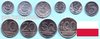 Polen  1981 - 1990 10 Groschen - 100 Zloty 10 Münzen