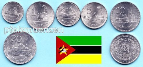 Mosambik 1980 - 1986 50 Centavos - 20 Meticas
