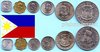 Philippinen 1975 - 1978 “neues Gesellschafts- und Regierungsprogramm“ 6 Münzen