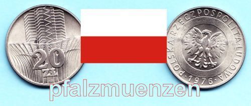 Polen 1976 20 Zlotych Getreide