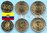 Ecuador 1997 2. Bimetallsatz 100 - 1000 Sucre - Sonderausgabe