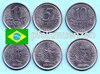Brasilien 1994 - 1997 Kleinmünzensatz