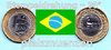 Brasilien 2005 - 1 Real KM 652a mit Stempeldrehung