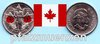 Kanada 2010 25 Cents Honour Remembrance Day (Poppy 2010)