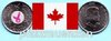 Kanada 2006 25 Cents Farbumlaufmünze Pink Ribbon