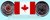 Kanada 2004 25 Cents "Poppy" 60 Jahre Landung in der Normandie