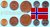 Norwegen 1969 - 1991 Kleinmünzensatz, nicht mehr im Umlauf
