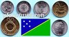 Salomonen 2012 kompletter neuer Kursmünzensatz mit 5 Münzen