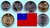 Samoa 2011 10 Sene - 2 Tala 5 neue Kursmünzentypen
