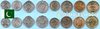 Pakistan 1967 - 2005 Kursmünzensatz mit 8 Münzen