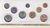 Frankreich 1981 Original-KMS "Fleur de Coin", 9 Münzen