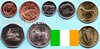 Irland 1976 - 2000 letzter Umlaufsatz vor dem Euro 7 Münzen, vz