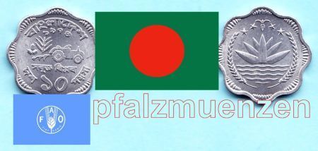 Bangladesch 1974 - 1979 10 Poisha FAO