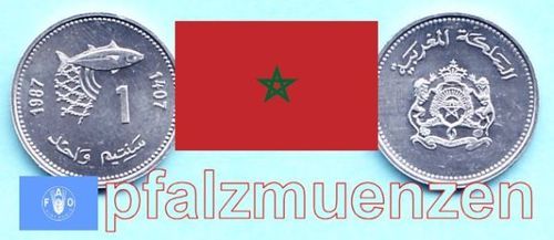 Marokko 1987 1 Santimat FAO