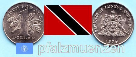 Trinidad & Tobago 1979 1 Dollar FAO