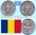 Rumänien 1995 2 x 10 Lei 50 Jahre FAO