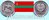 Transnistrien 2017 1 Rubel Wappen Bendery