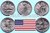 USA 2018 National Park-Quarter P - 5 Münzen