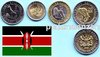 Kenia 2018 kompletter neuer Satz mit 4 Münzen