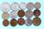 Oesterreich 9 verschiedene Münztypen aus dem Umlauf