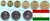 Tadschikistan 2019 kompletter neuer Satz mit 9 Münzen