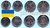 Ukraine 2018 - 2020 1 - 10 Hrywnja 4 neue Kursmünzen